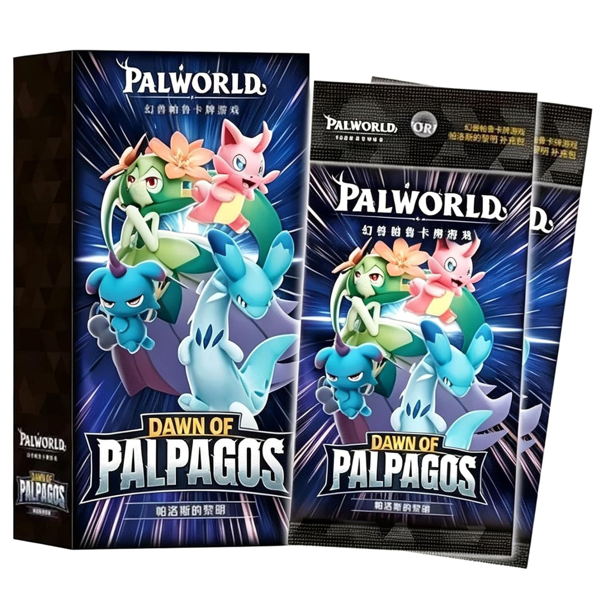 Palworld TCG Game BP01 - Dawn of Palpagos Booster Box (CHN) 10 Buste GCC