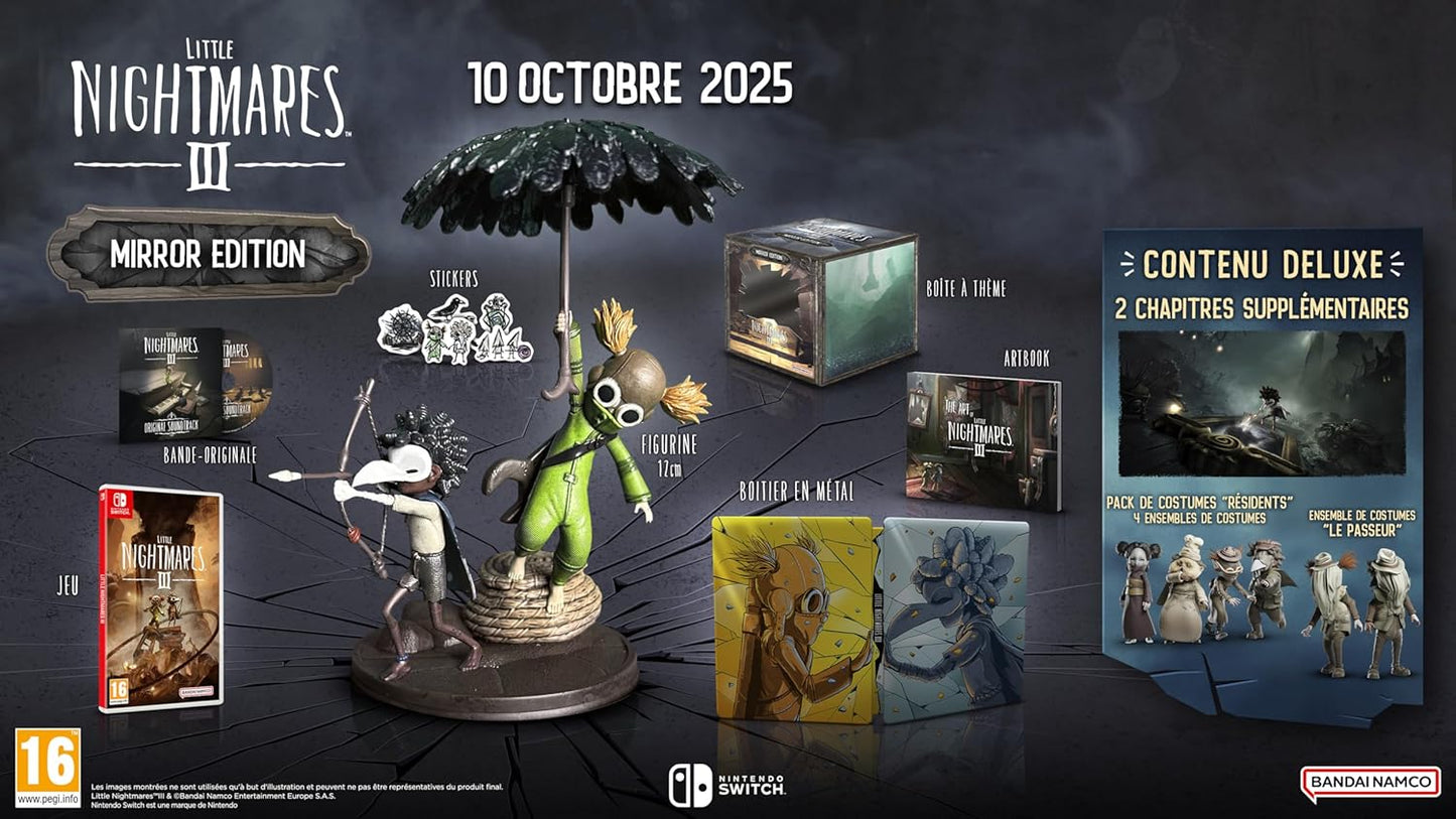 Little Nightmare III Mirror's Edition Collector Nintendo Switch Videogioco Nuovo Sigillato