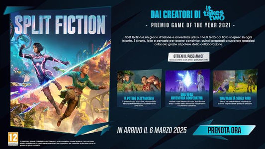 Split Fiction Ps5 Videogioco Playstation 5 Eu Italiano Gioco Co-Op It Takes Two