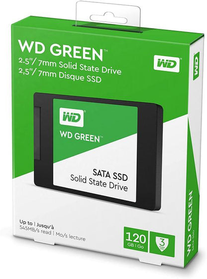 Hard Disk Stato Solido Ssd Western Digital Green 120 Gb Sata Wds120G2G0A Hdd Wd