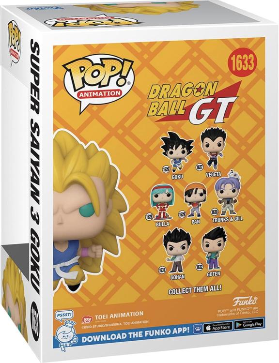 Funko Pop ! Animation Dragon Ball Gt - (1633) Super Saiyan 3 Goku (Special) 9Cm