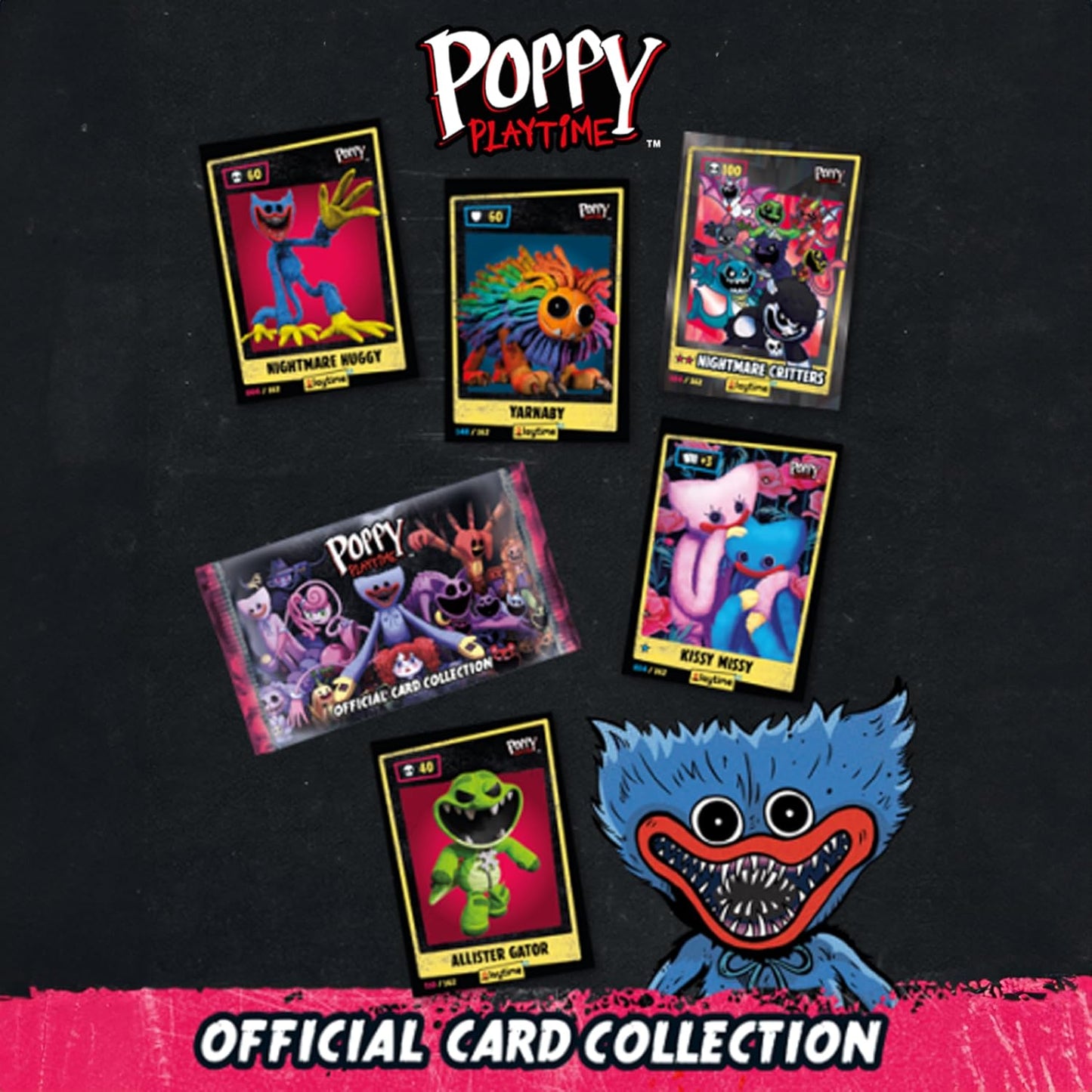 Poppy Playtime TCG Carte Da Collezione Box 24 Bustine 5 Card Game Diramix