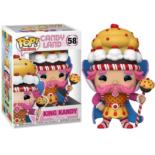 Funko Pop ! Retro Toys - Candy Land (58) King Candy Vinyl Figure 9Cm Caramella