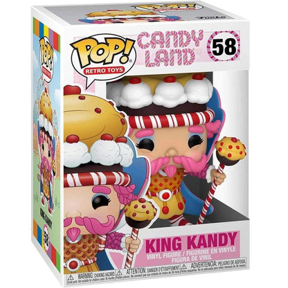 Funko Pop ! Retro Toys - Candy Land (58) King Candy Vinyl Figure 9Cm Caramella