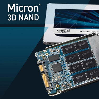 CRUCIAL MX500 SSD INTERNO 500GB 3D NAND SATA DA 2,5 POLLICI CT500MX500SSD1 PS5