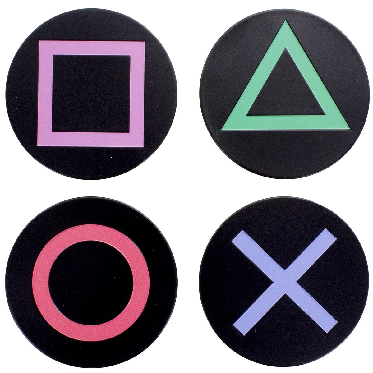 Paladone Playstation Metal Coasters Sottobicchieri In Metallo PS4 / PS5 - Tinplate