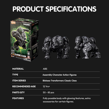 Blokees Transformers Model Kit Classic Class 04 (Optimus Primal Beast) Action Figure 71144