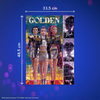 Clementoni Puzzle KPop Demon Hunters Huntrix Golden 180 Pezzi Puzzle Adulti