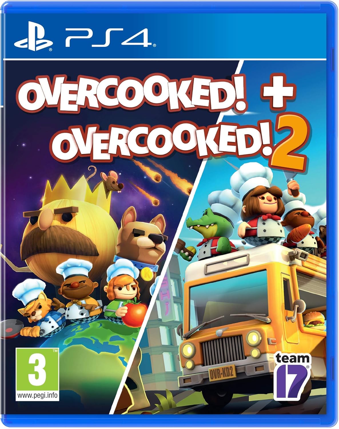 Overcooked + Overcooked 2 Ps4 Italiano Gioco PlayStation 4 Videogioco Eu Nuovo