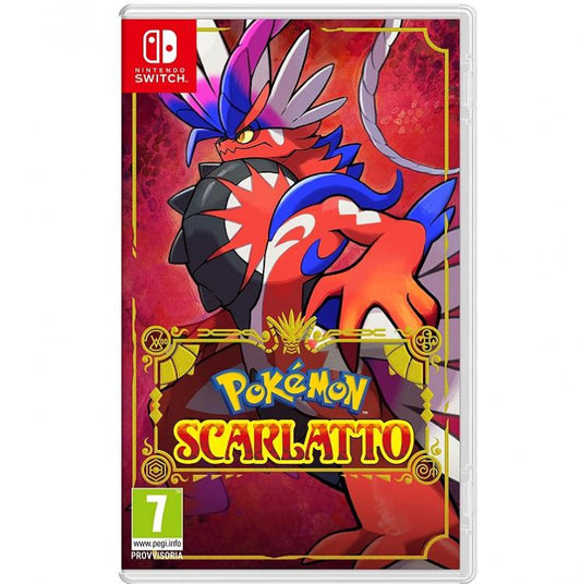 Pokemon Scarlatto Nintendo Switch Videogioco Italiano Gioco Nuovo Sigillato Pal