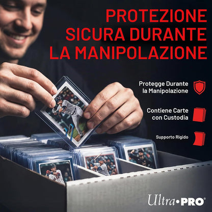 Ultra Pro Platinum Toploader  3” x 4” Ultra Clear – 25 Protezioni Rigide per Carte