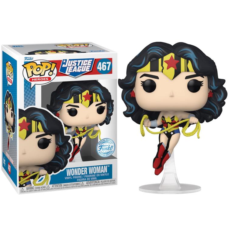 Funko Pop! Heroes - Justice League (467) Wonder Woman Special Edition Figure 9Cm