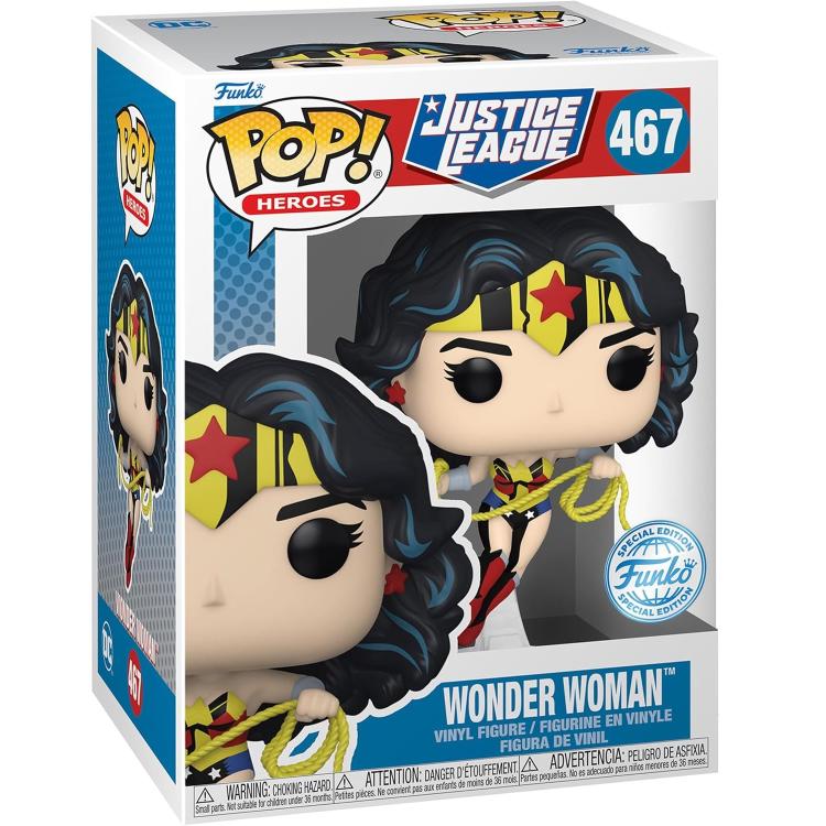 Funko Pop! Heroes - Justice League (467) Wonder Woman Special Edition Figure 9Cm