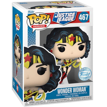 Funko Pop! Heroes - Justice League (467) Wonder Woman Special Edition Figure 9Cm