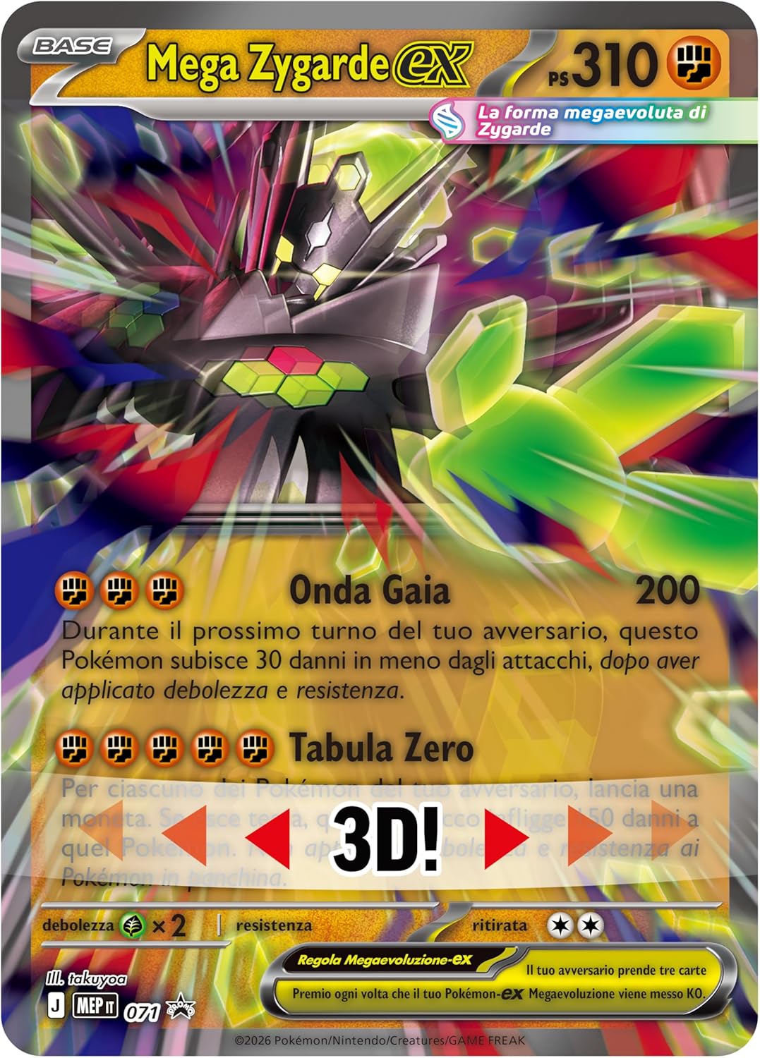 Pokémon GCC: Collezione Premium Mega Zygarde EX - 8 Buste Di Espansione