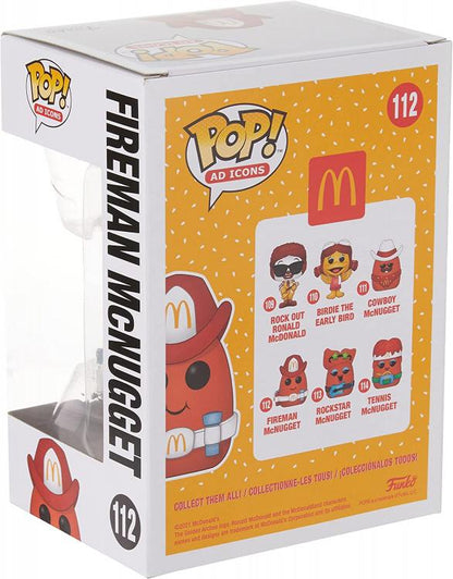 Funko Pop Ad Icons Mcdonald'S - Fireman Mcnugget 112 Vinyl Figure Da Collezione