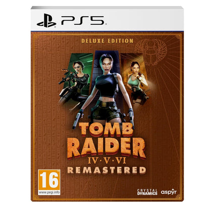 Tomb Raider IV-V-VI Remastered Lara Croft - Deluxe Edition PS5 ITA Nuovo