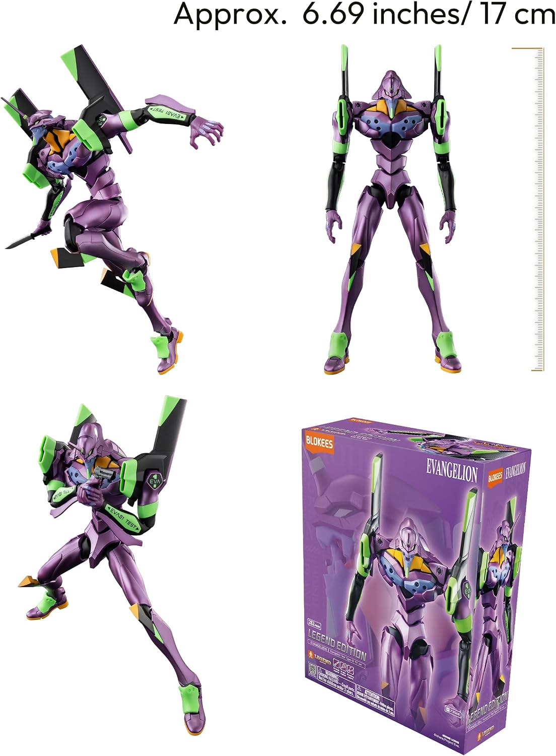 Blokees Evangelion Model Kit Legend Edition Figure MK (Unità Test Type-01) 73514