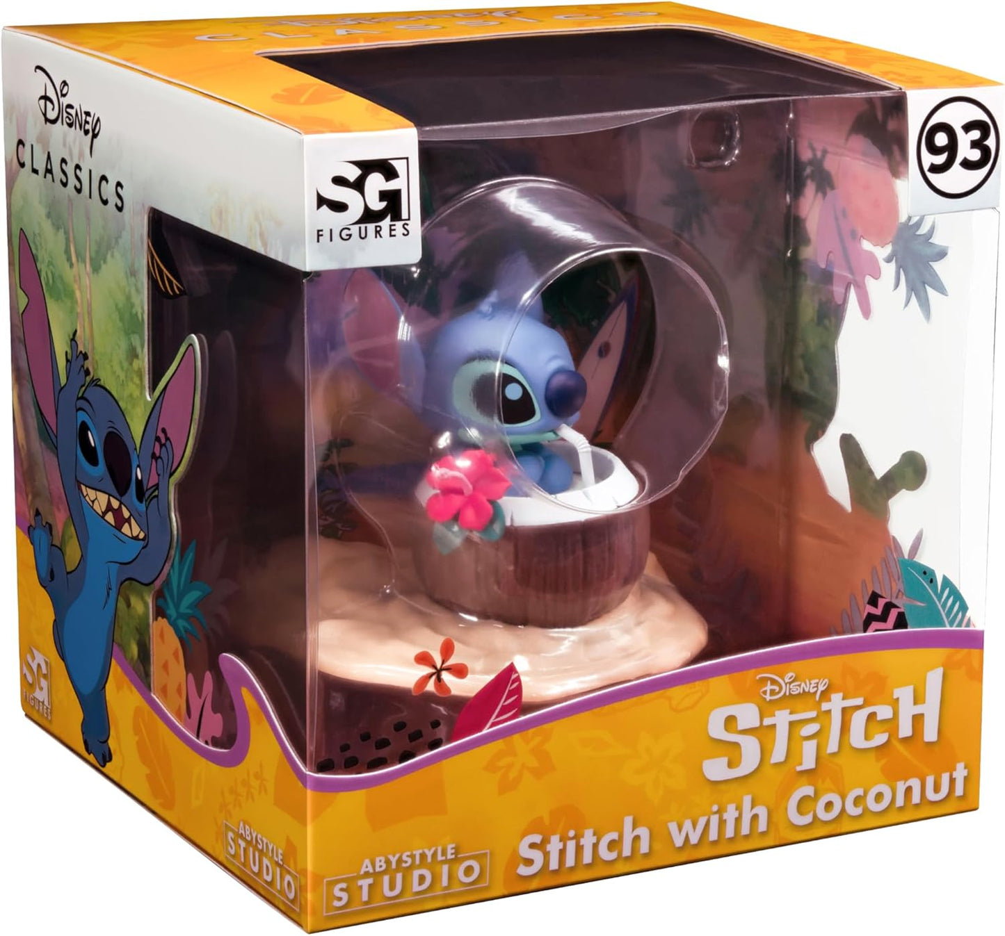 Abystyle SG Figures Disney Classic: Stitch With Coconut - Figure PVC 15 cm