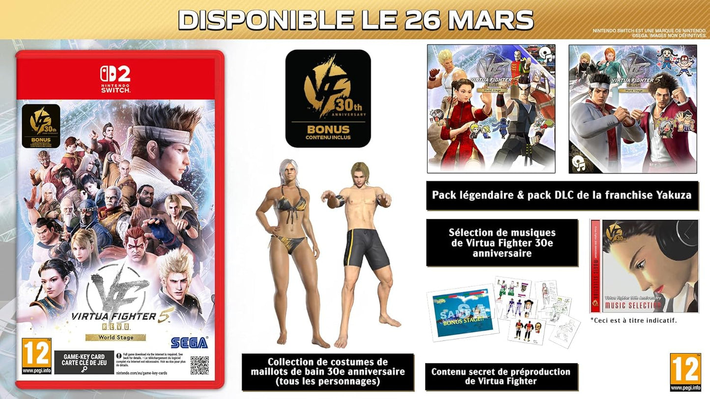 Virtua Fighter 5 R.E.V.O. World Stage 30th Anniversary Ed. Nintendo Switch 2 Ita