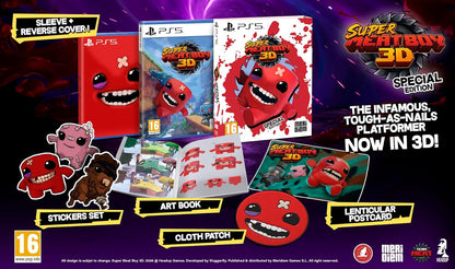 Super Meat Boy 3D Special Edition Ps5 Videogioco Playstation 5 Copertina Italiana (Multilingua)