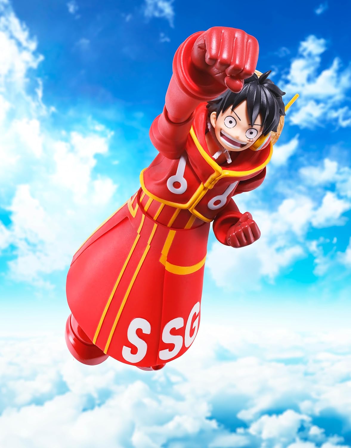 Bandai S.H. Figuarts: One Piece Monkey D. Luffy Egghead - Figure Articolata 16cm