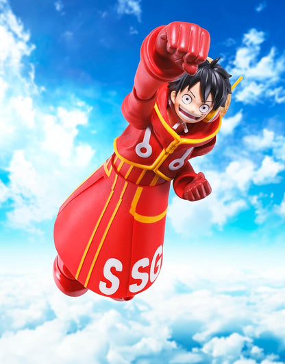 Bandai S.H. Figuarts: One Piece Monkey D. Luffy Egghead - Figure Articolata 16cm