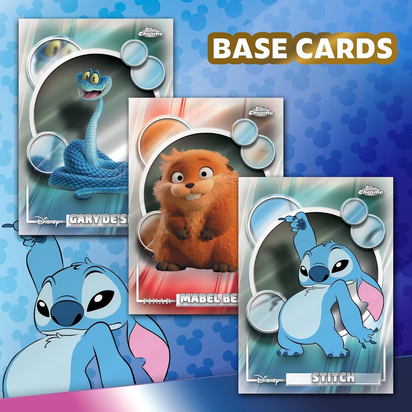 Topps Chrome Disney 2026 Value Box Card Collezionabili 32 Carte Ufficiali - 8 Buste TCG