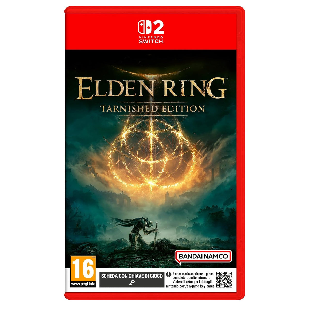 Elden Ring Tarnished Edition Gioco Nintendo Switch 2 PAL Ita - NSW2 Keycard