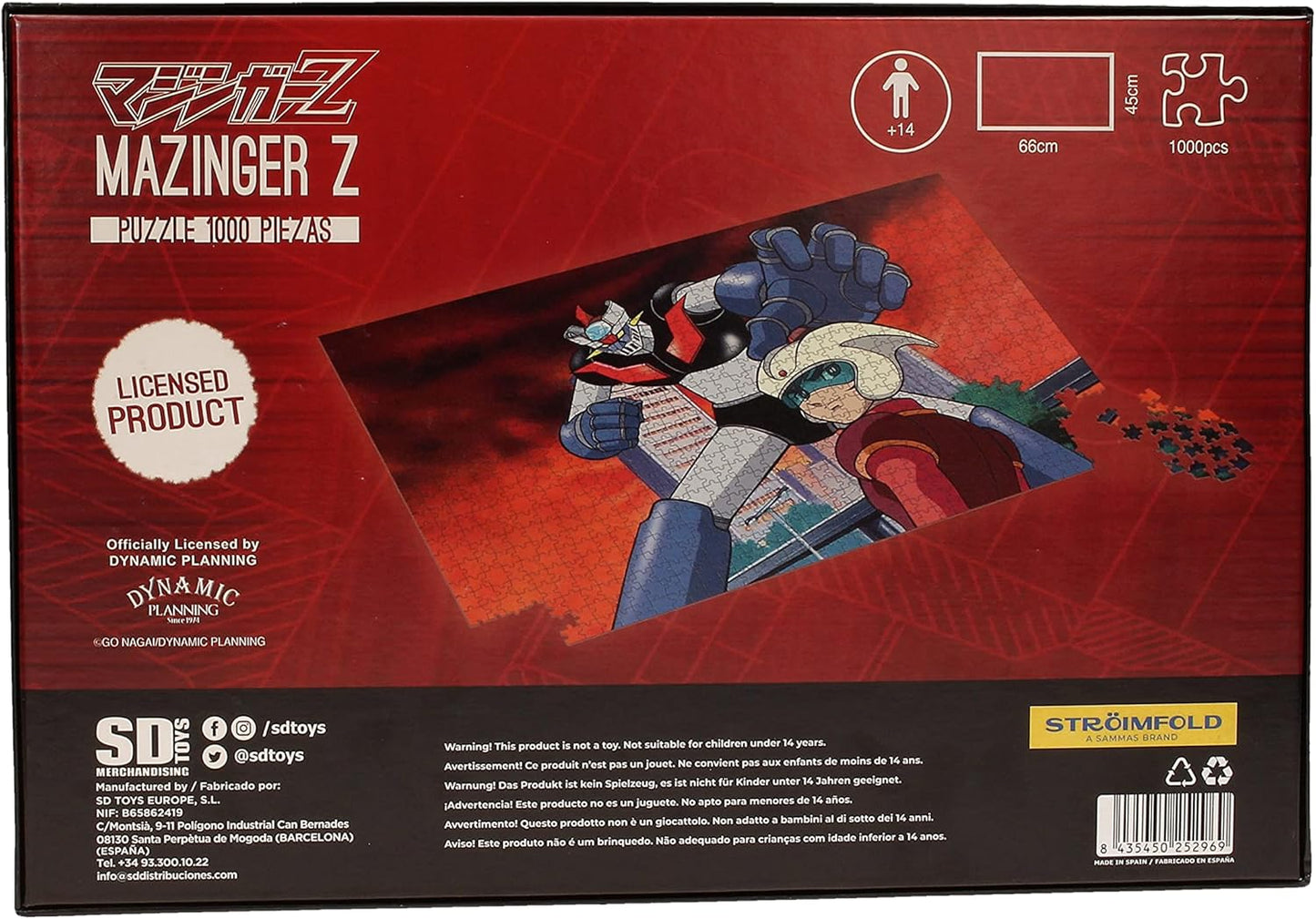 SD Toys Puzzle Mazinger Z Koji  - Puzzle 1000 Pezzi (PZL0260)