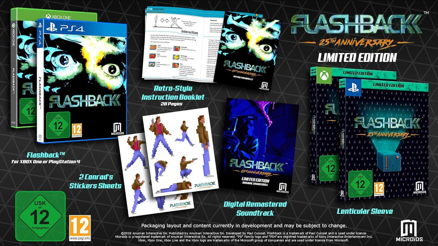 Flashback 25Th Anniversary Collector's Edition Ps4 Videogioco Playstation 4 Multilingua Italiano