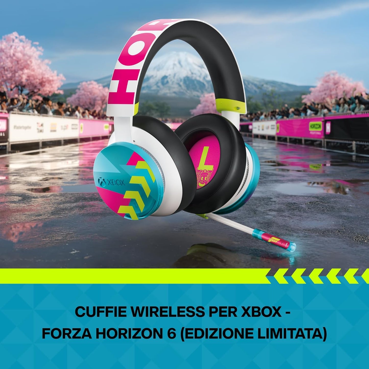 Microsoft Cuffie per Xbox Cuffie Wireless Forza Horizon 6 (Edizione limitata) Series X/S One e PC