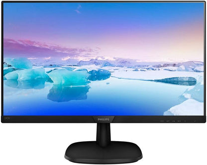 Philips Monitor V Line 24" Led Ips Full Hd Three Side 720P Hdmi 243V7Qdsb Pc