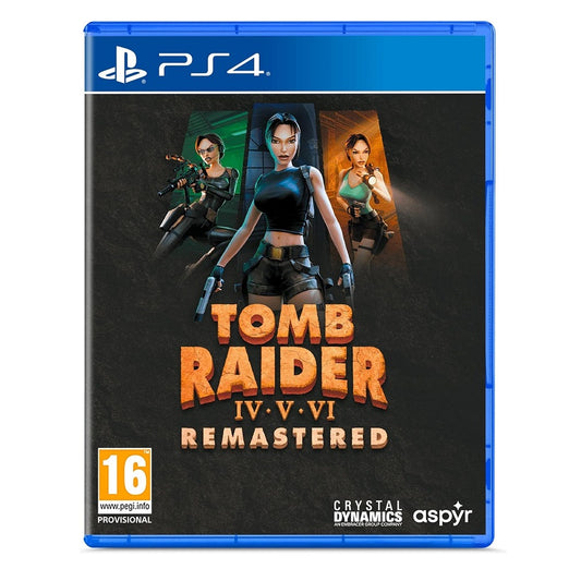 Tomb Raider IV-V-VI Remastered Starring Lara Croft PS4 Gioco Italiano Eu Nuovo