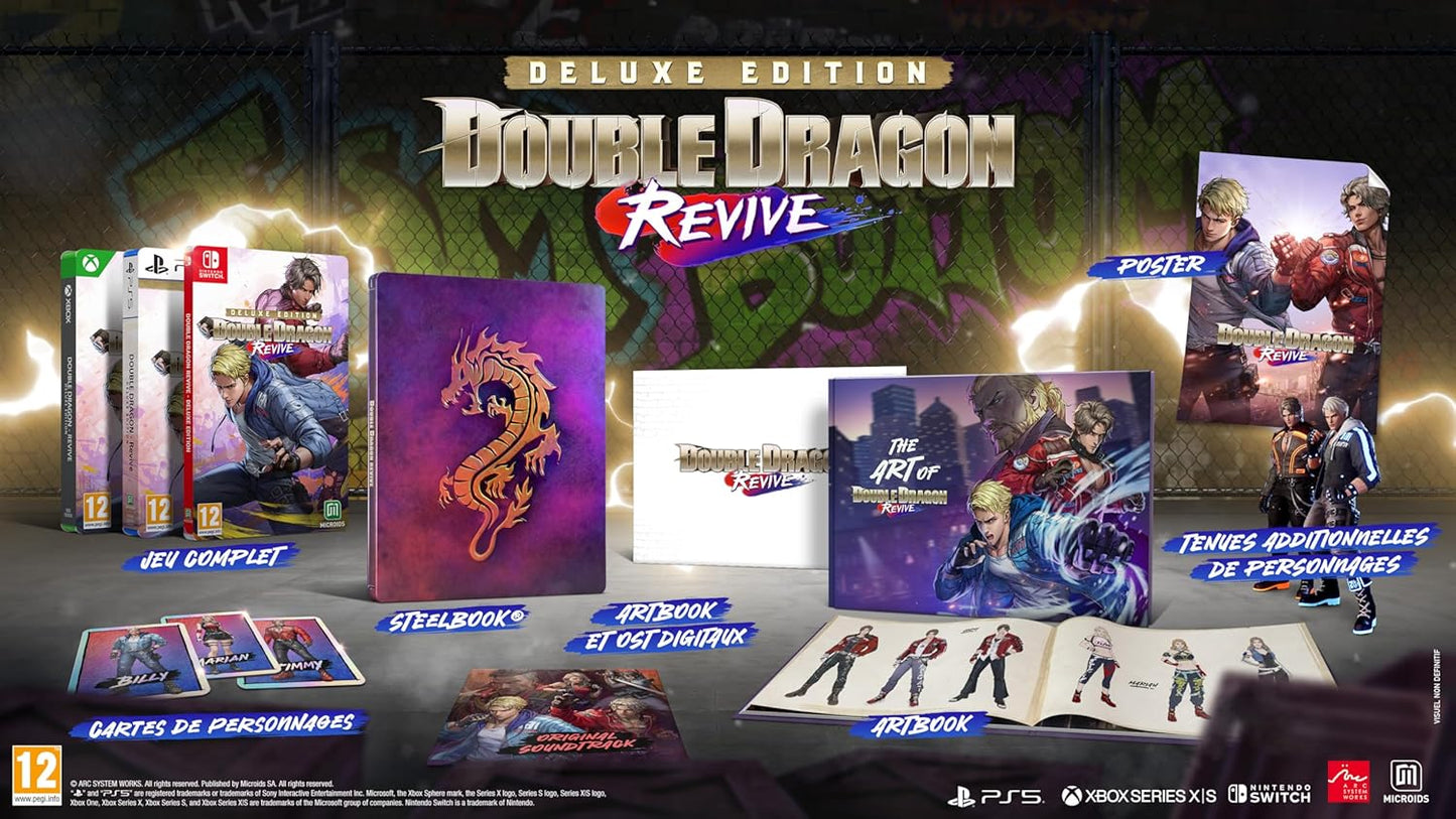 Double Dragon Revive - Deluxe Edition Ps5 Gioco Playstation 5 Eu ITA Nuovo Sigillato
