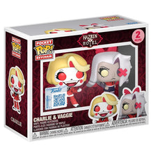 Funko Pocket Pop! Keychain -  Hazbin Hotel: Charlie & Vaggie 2 Pack Special