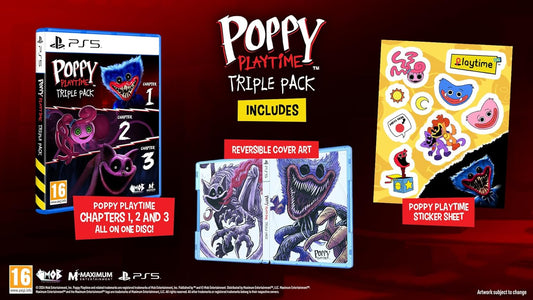 Poppy Playtime Triple Pack Ps5 Gioco Playstation 5 Nuovo Sigillato 3 Giochi Ita