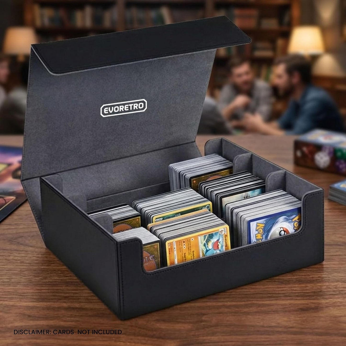 EVORETRO - Magnetic Deck Box PortaCarte - (Accessori Carte Da Collezione) TCG CCG