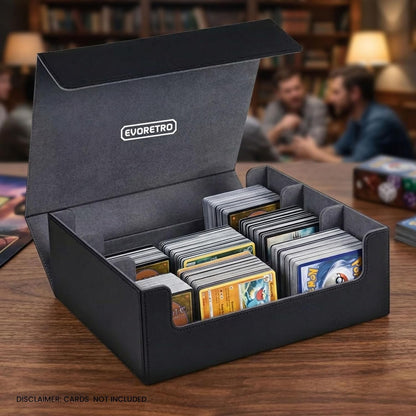 EVORETRO - Magnetic Deck Box PortaCarte - (Accessori Carte Da Collezione) TCG CCG