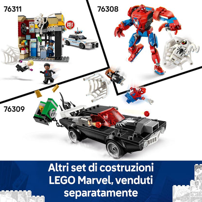 Lego Marvel Spiderman 76308 Spider-Man Mech Vs Anti-Venom 6+ Costruzione 107pz
