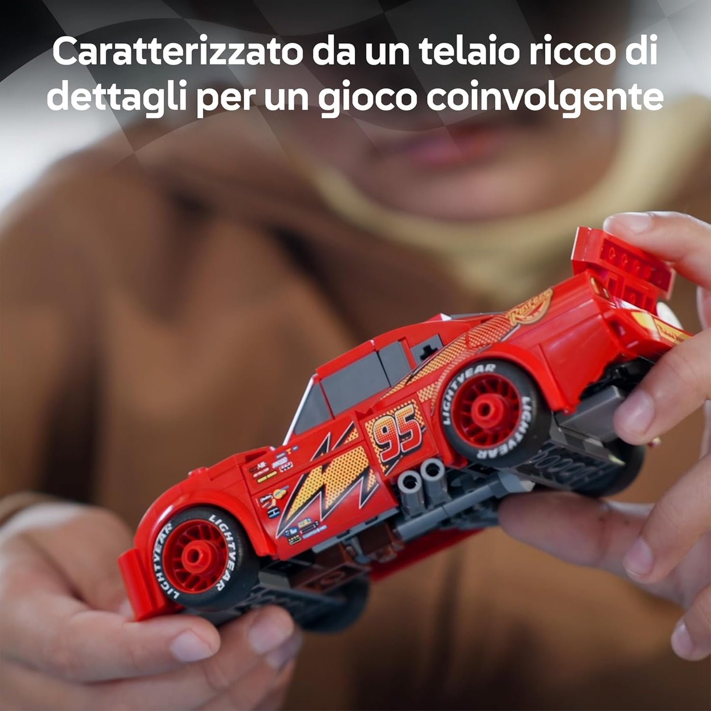 Lego Speed Champions - Cars: Saetta McQueen 77255 Figure Disney Pixar