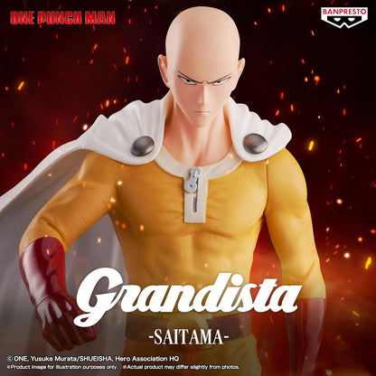 Banpresto Grandista One Punch Man: Saitama Statua Da Collezione - Figure 26cm PVC