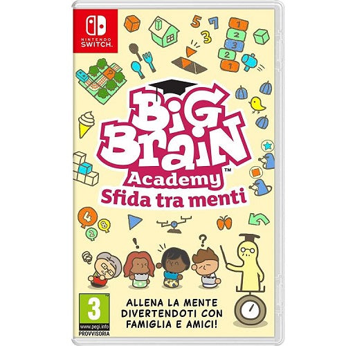 BIG BRAIN ACADEMY - SFIDA TRA MENTI NINTENDO SWITCH GIOCO MEMORY ITALIANO NUOVO