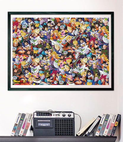 Clementoni Puzzle Impossible Dragon Ball 1000 Pezzi Puzzle Adulti + Poster Incluso