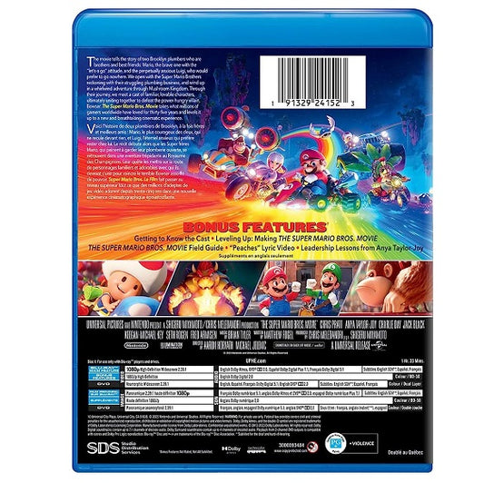 Super Mario Bros - Il Film Blu-Ray Edizione Italiana Nuovo Sigillato The Movie
