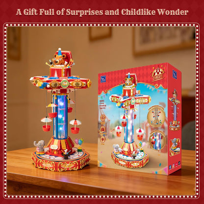 Pantasy 86003 Retro Collection Giostra Paracadute del Circo Set Costruzioni 1680pcs