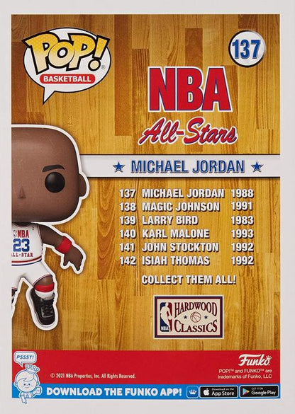 Funko Pop ! Nba All-Stars - (137) Michael Jordan All Star 1988 Figure 9Cm Mj Usa