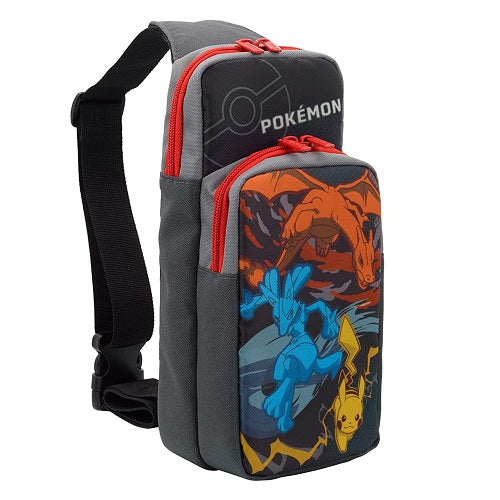 Hori Borsa A Tracolla Lucario / Charizard Nintendo Switch Ufficiale Pokemon Bag