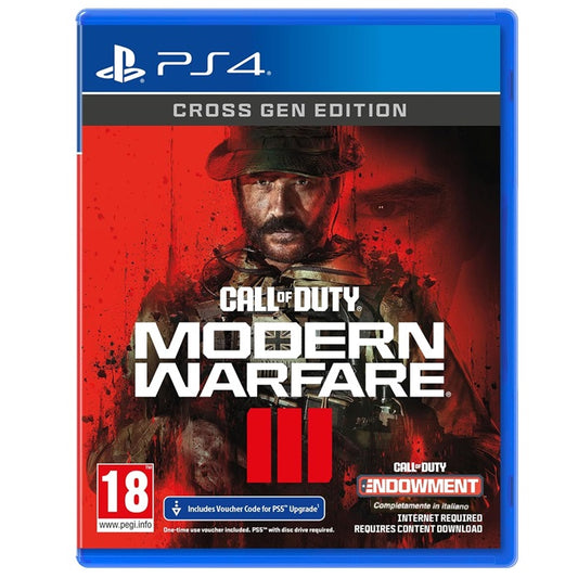CALL OF DUTY MODERN WARFARE III 3 CROSS-GEN EDITION PS4 GIOCO ITALIANO NUOVO PS5