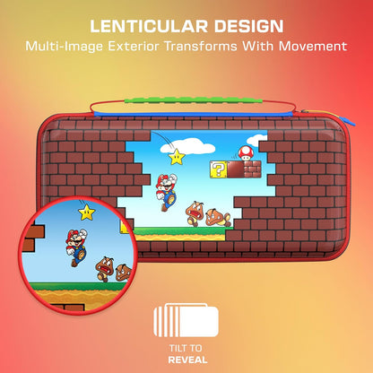 Turtlebeach Nintendo Switch 2 / SW Oled Custodia Mario Bricks Borsa Da Viaggio